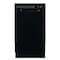 Edgestar 18 Inch Wide 8 Place Setting Energy Star Rated BuiltIn Dishwasher BIDW1802BL - alternate 1